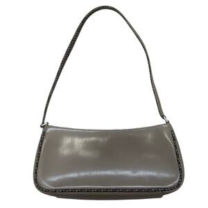 Vintage Aquascutum Leather Plaid Check Beige Shoulder Bag Purse Old Money